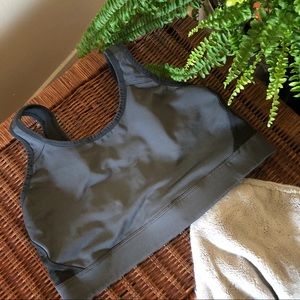 Patagonia Black/ Gray Sports Bra